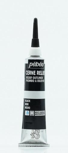 Actual product image Pebeo Cerne Relief (Black, 20 ml)
