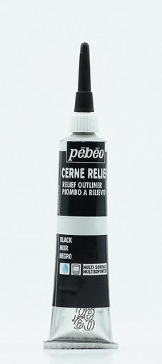 Produktbild Pebeo Cerne Relief (Schwarz, 20 ml)
