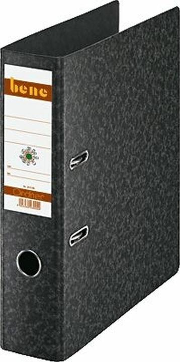 Image du produit Bene Classeur Standard 80mm DIN A4 Matériau : Carton dur noir noir (A4, 80 mm, 1 pcs)