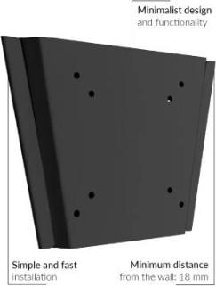 Produktbild edbak LCD Wandhalterung 14"-22" VESA 75/100 (Wand, 27", 15.90 kg)