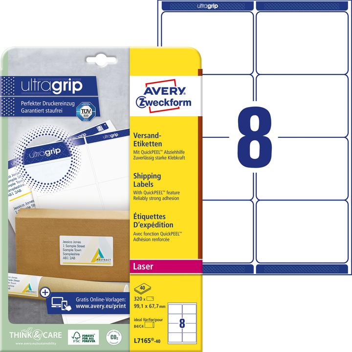 Produktbild Avery Versand-Etiketten