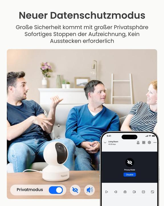 Image du produit Reolink E Series E340 WiFi-Indoor (3840 x 2160 pixels)