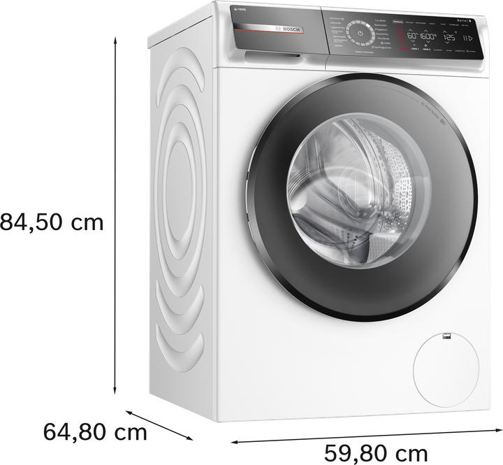 Actual product image Bosch Hausgeräte WGB256A40 (10 kg, Left)