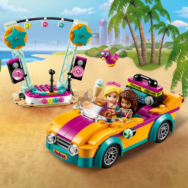 Produktbild LEGO Friends Andreas Bühne & Auto (41390)