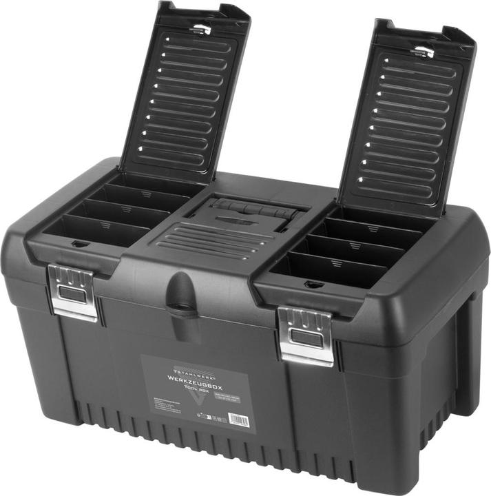 Produktbild Stahlwerk Toolbox Set mit 4 leeren Werkzeugkisten Modul-System Sortimentsboxen