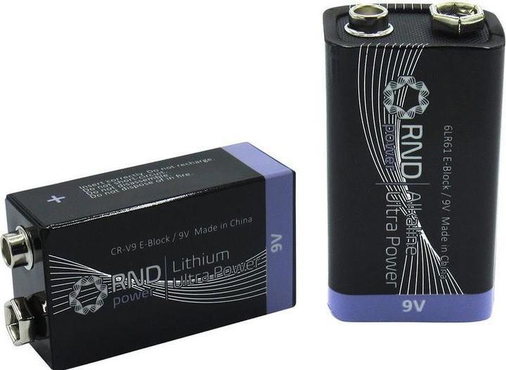 Produktbild RND Primäre Batterie (10 Stk., E Block, 500 mAh)