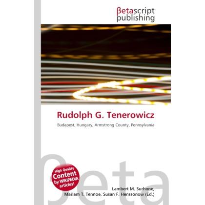 Rudolph G. Tenerowicz, Fachbücher