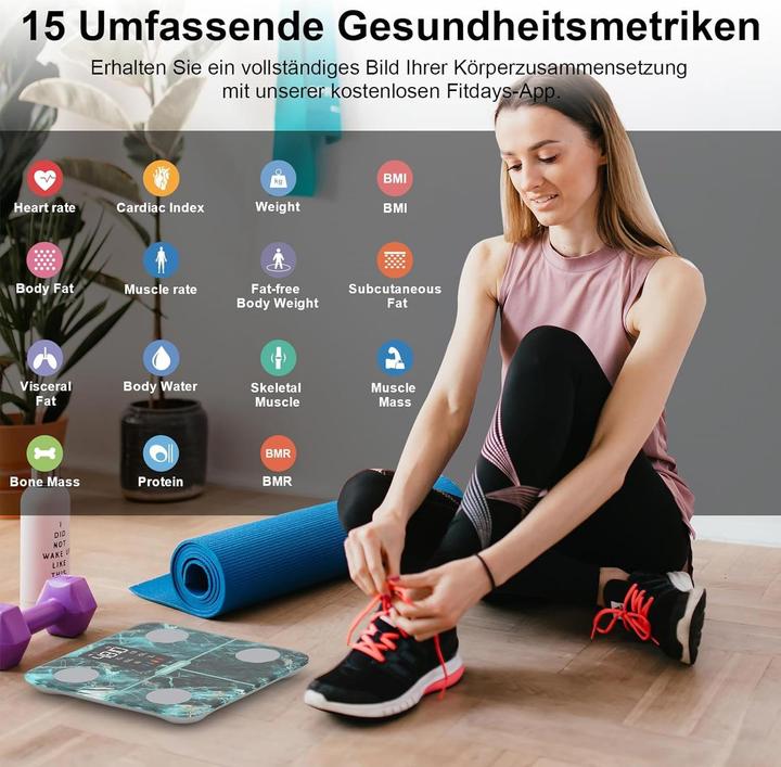Produktbild Healthkeep Körperanalysewaage (180 kg)