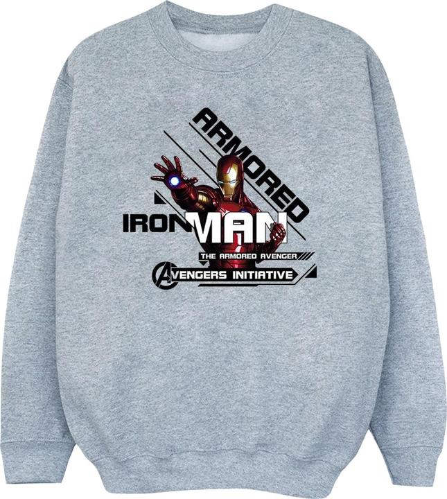 Produktbild Iron Man Armored Avenger Sweatshirt Mädchen (140, 146)