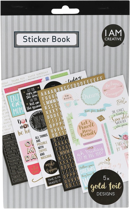 Produktbild I Am Creative Stickerbuch