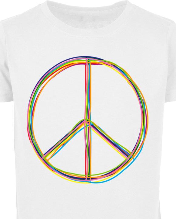 Produktbild Merchcode Girls Peace - Multicolor Short Sleeve Tee - 167905 (122, 128)
