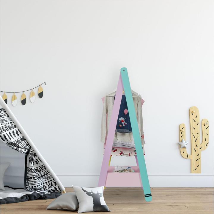 Actual product image Relaxdays Coat rack