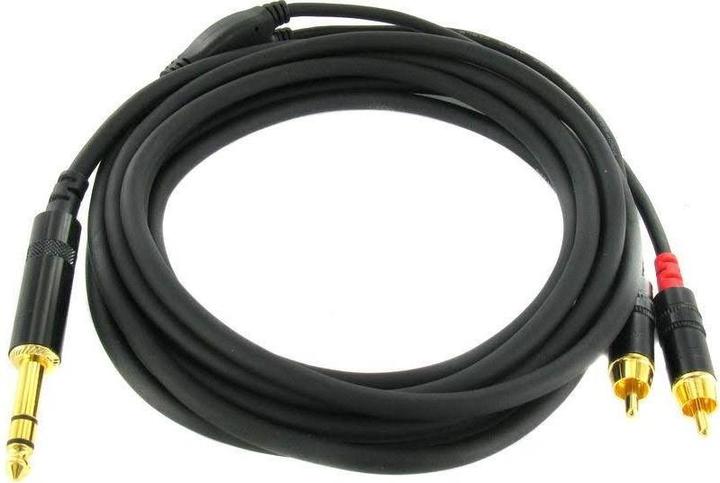 Produktbild Cordial Cfy 3 Vcc (3 m, 6.3mm Klinke (Jack), Cinch)