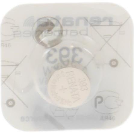 Renata Knopfzelle 393, 80mAh, Silberoxid (1 Stk., SR48, 80 mAh), Batterien + Akkus