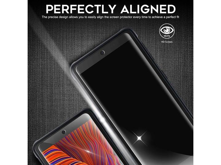 Actual product image Screenguard Samsung Galaxy XCover 5 bulletproof glass protective film Case Friendly Design (1 pcs., Samsung Galaxy Xcover 5)