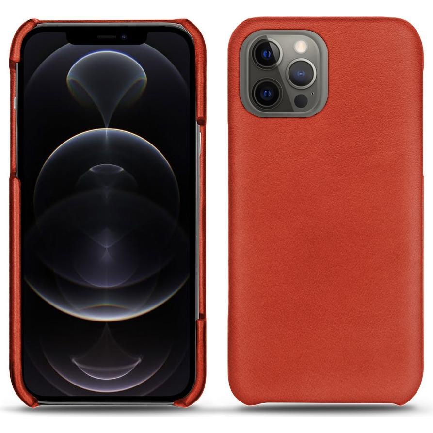 Noreve Lederschutzhülle (Apple iPhone 12 Pro Max), Smartphone Hülle, Orange