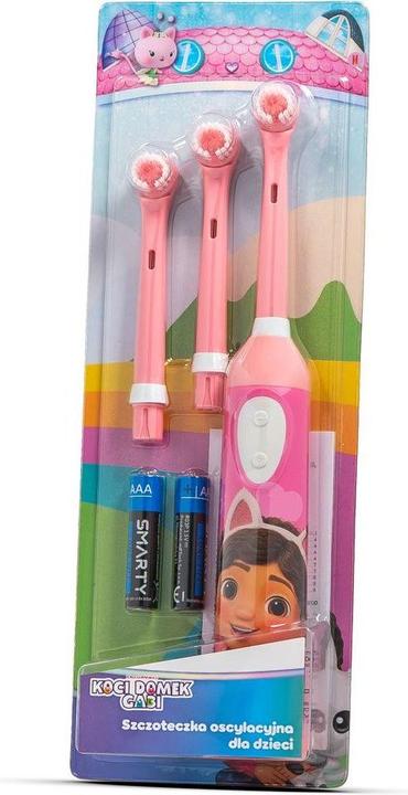 Huslog Gabby's Dollhouse oscillating children's toothbrush pink (Soft)