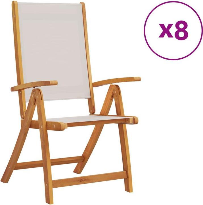 Produktbild vidaXL klappbarer Gartenstuhl