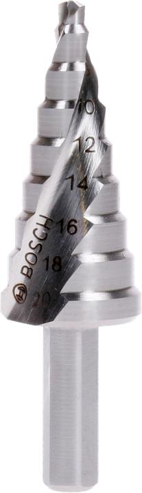 Bosch Zubehör Stufenbohrer HSS D= 4,0 - 20,0 mm L= 75 mm (8 mm)