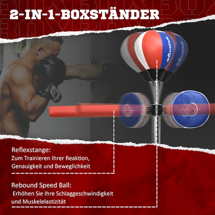 Actual product image SportNow Boxing stand with punching ball (80.50 cm, 13 kg)