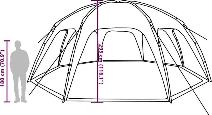 Produktbild vidaXL Partyzelt (695 cm, 695 cm)