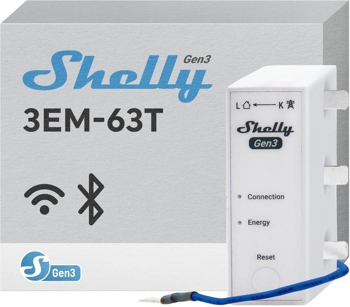 Productafbeelding Shelly 3EM-63T Gen3