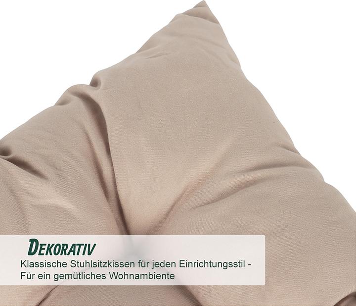 Image du produit Relaxdays 4 coussins chaise