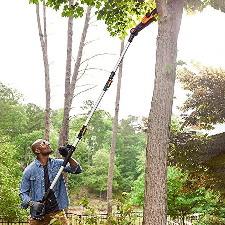 Immagine prodotto Worx Nitro WG325E AkkuAstkettensäge auf Teleskopschaft2Ah 20V (Sega a catena a batteria, Sega a catena elettrica)