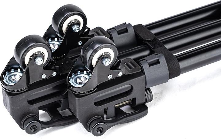 Actual product image Fotopro DV Series Dolly Fire Wheels (Plastic)