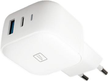 Actual product image Tucano 38W GAN USB EU, wall charger with EU plug, white (38 W, 2 ports)
