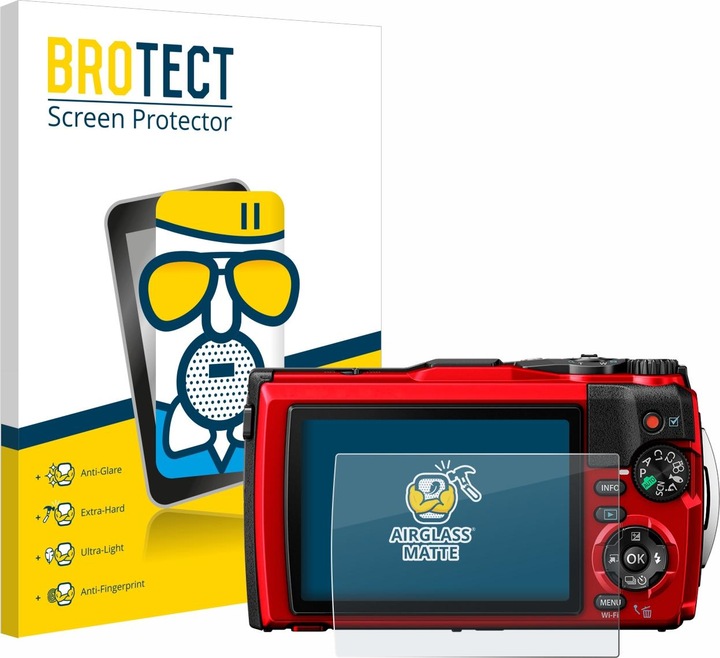 BROTECT AirGlass Panzerglasfolie Matt (Displayschutz, Tough TG-6)