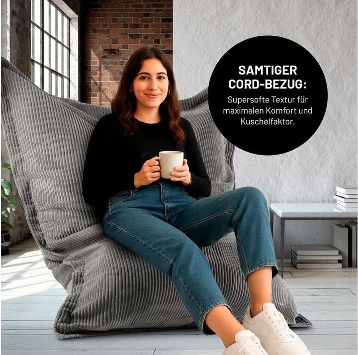 Produktbild Lumaland Sitzsack + Cordhülle