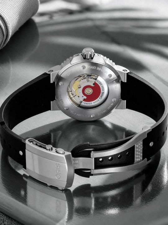 Immagine prodotto Oris 01 733 7730 4135-07 4 24 64EB Herrenuhr Aquis Date 43,5mm 30ATM (Fatto in Svizzera, Lunetta girevole a sinistra)