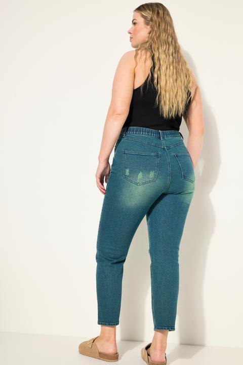 Produktbild Studio Untold Mom-Jeans, Wide Legs, Neon destroyed, 5-Pocket (42)