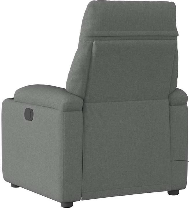 Actual product image vidaXL Massage chair dark grey fabric