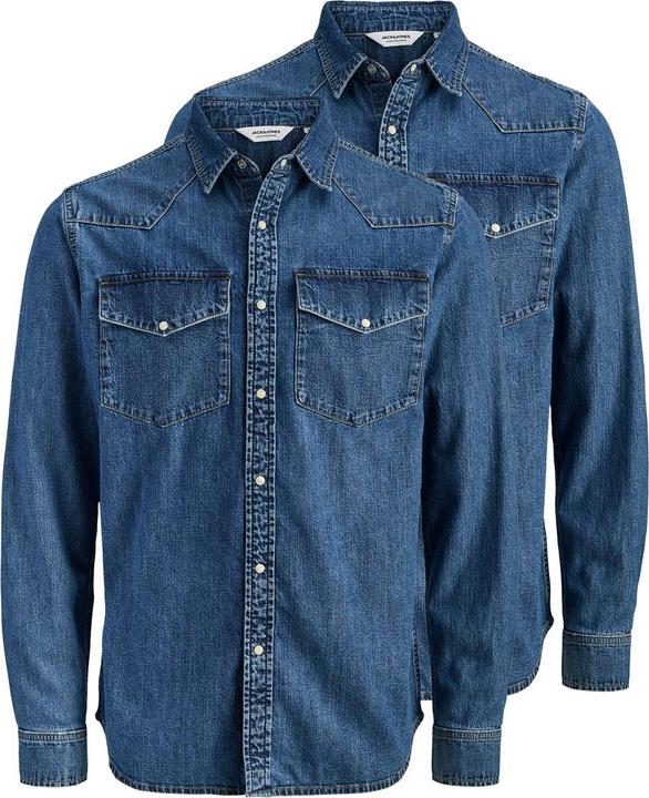 Immagine prodotto Jack & Jones 2er Pack Western Jeanshemd (S)