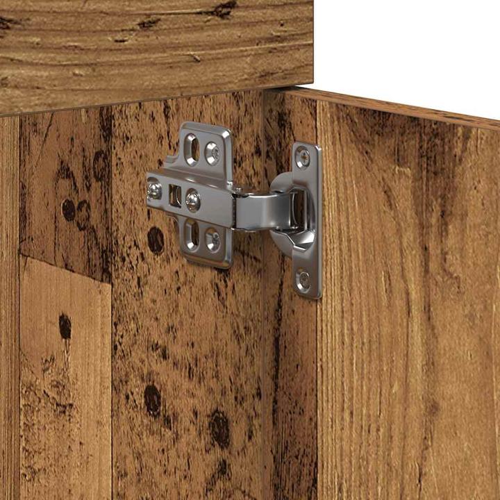 Image du produit VidaXL Armoire pour lavabo aspect vieux bois 41x38,5x46 Matériau dérivé du bois