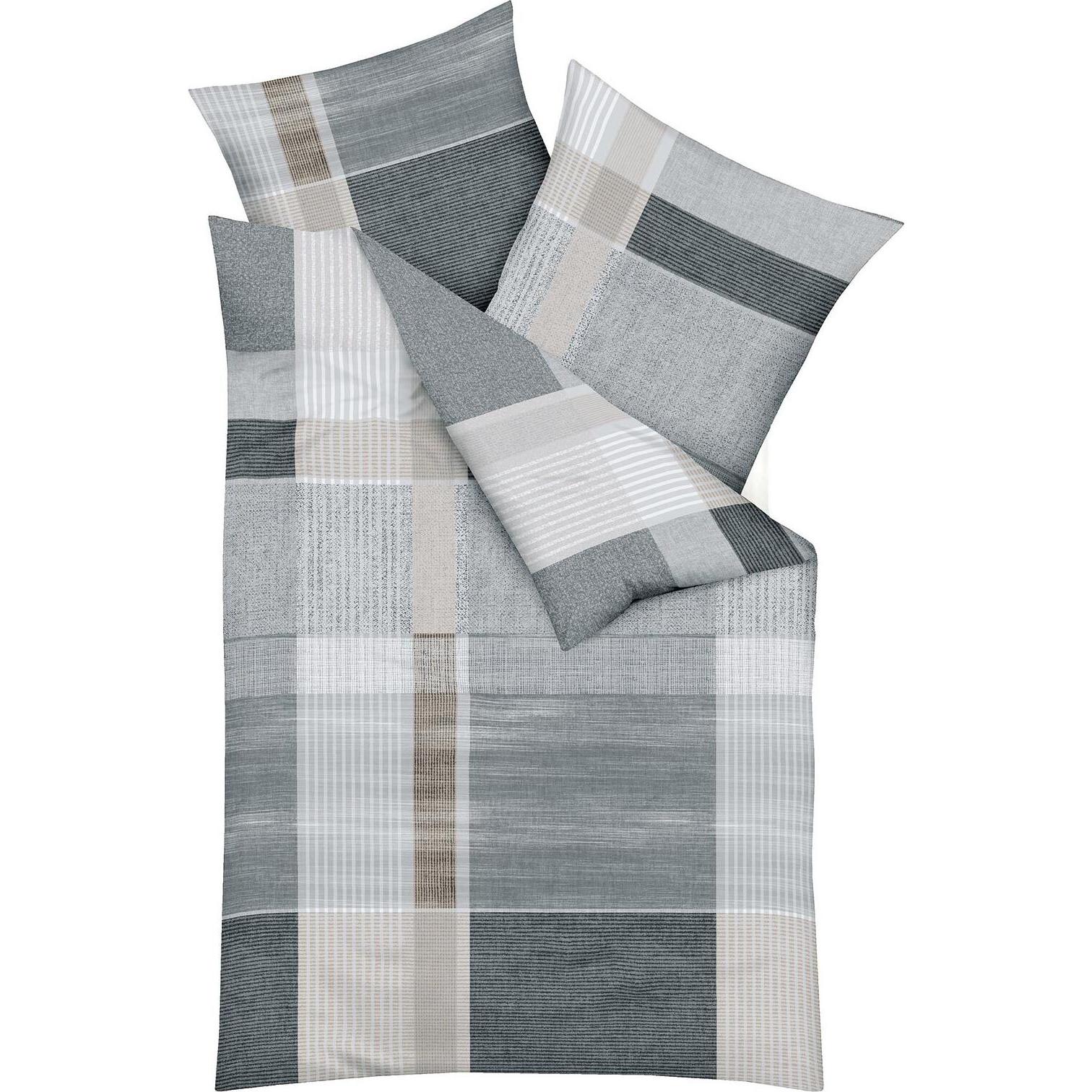 Kaeppel, Bettwäsche, Mako-Satin Bettwäsche Holiday schwarz (Bettwäsche Set, 160x210 cm + 65x100 cm)