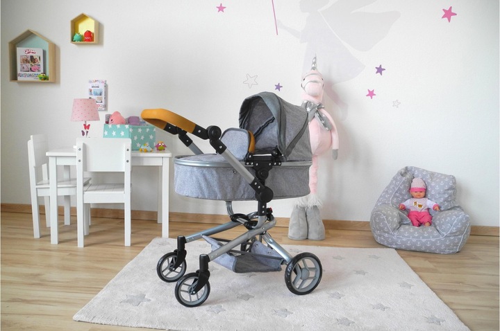 Image du produit Knorrtoys Poussette de poupée Boonk - stone brown