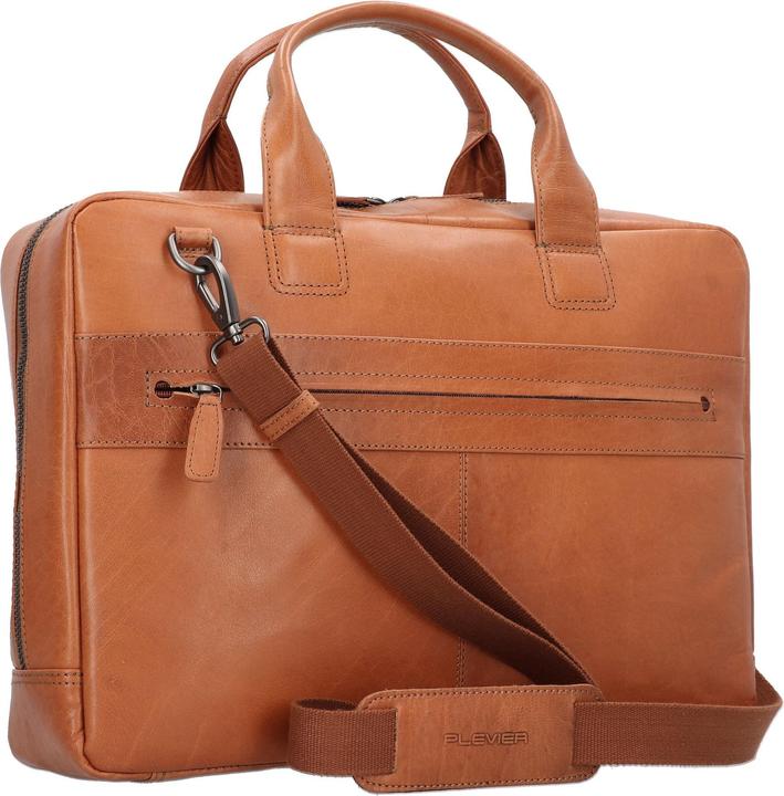 Actual product image Plevier Onyx laptoptas 17.3 inch cognac. (18.11", Fujitsu)