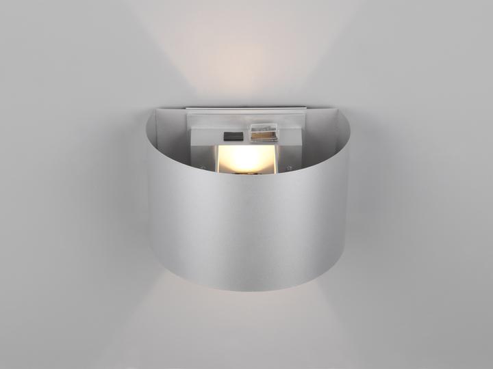 Produktbild Reality Talent LED Wandleuchte 2x0,5W 16cm Titanfarbig warmweiss (50 lm, IP44)