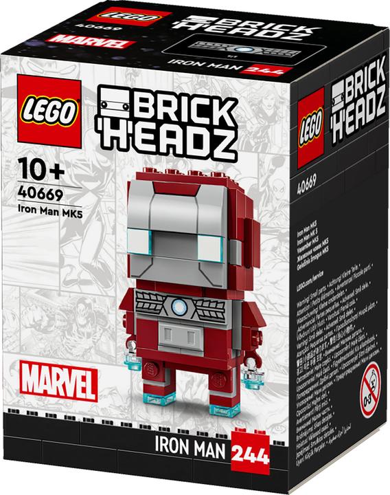 Actual product image LEGO BrickHeadz Marvel Iron Man MK5 (40669, LEGO Brickheadz)