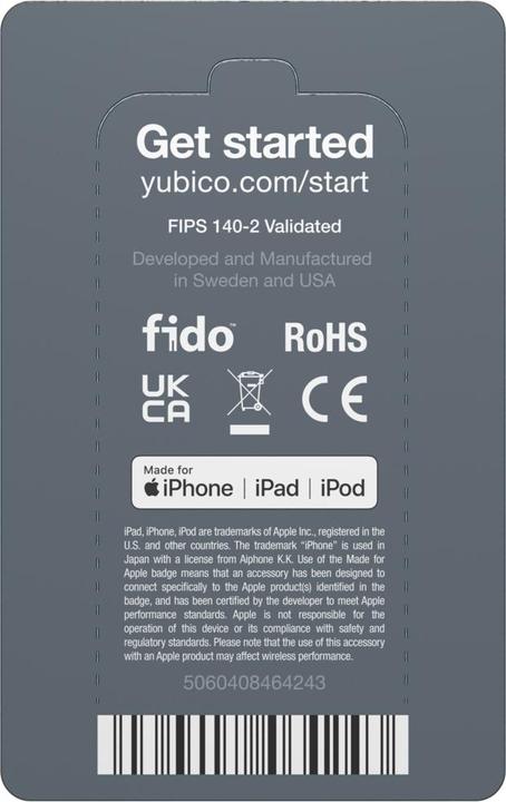 Image du produit Yubico YubiKey 5Ci FIPS (USB-C)