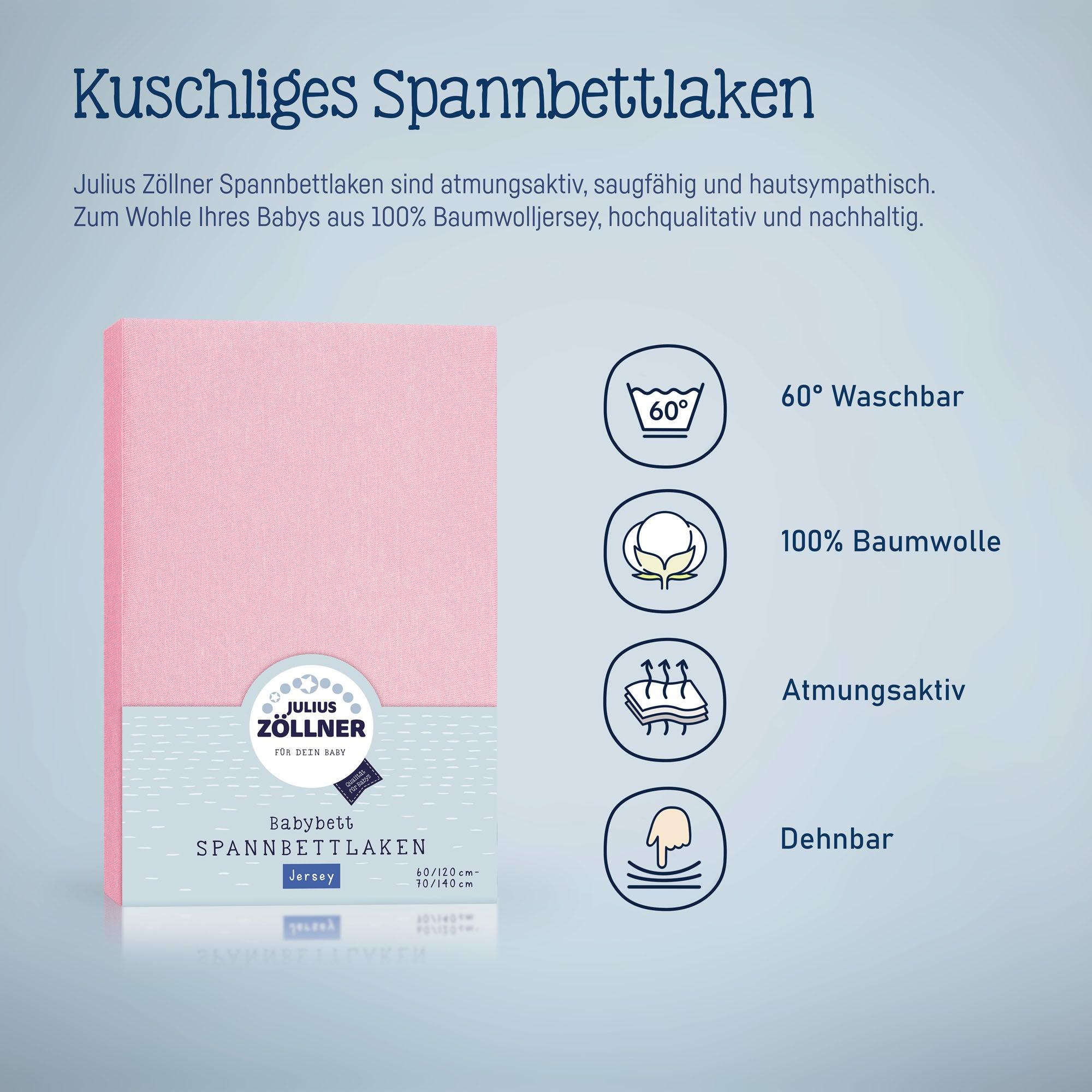 Thumbnail - Julius Zöllner, Fixleintuch Babybett, Jersey (70 x 140 cm)
