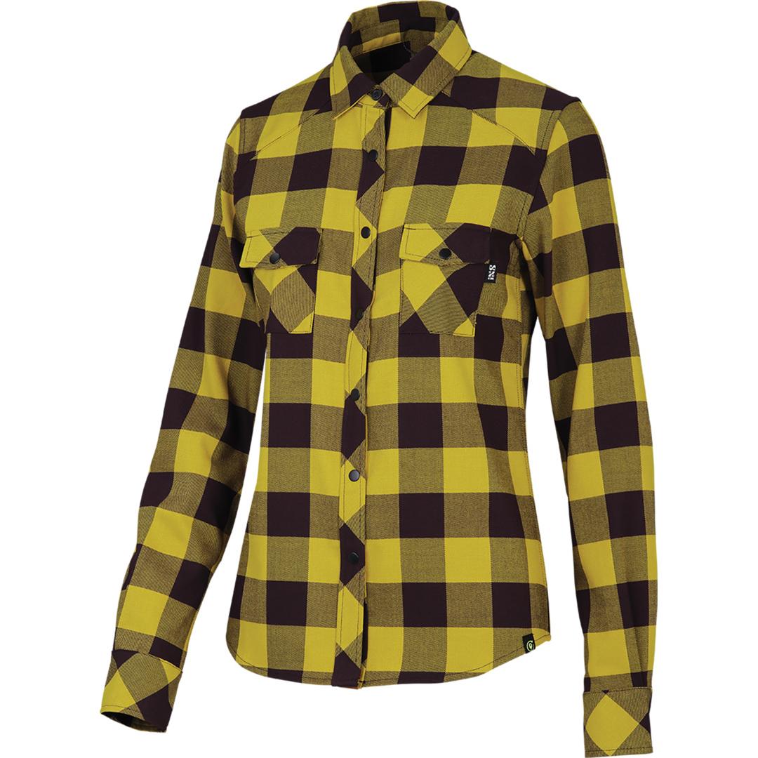 iXS, Damen, Velotrikot, Damen Shirt Carve Digger acacia-schwarz 40 (40), Schwarz, Braun, 40