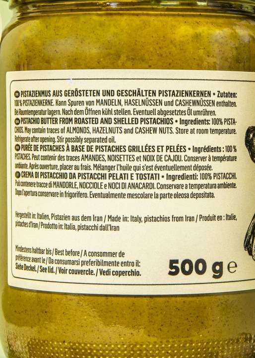 Actual product image KoRo Pistachio purée (500 g)