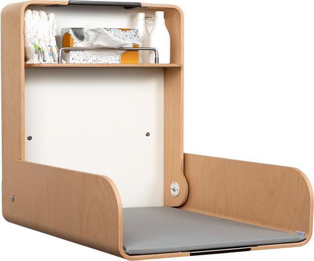 Image du produit Timkid Table à langer bois/inox Maxi hêtre