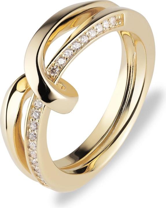 Actual product image Jette Damenring LOOP (51, 925 Silver)