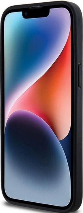 Actual product image DKNY Tonal Stripe PU Leather Case for Apple iPhone 14 Pro - black (Apple iPhone 14 Pro)