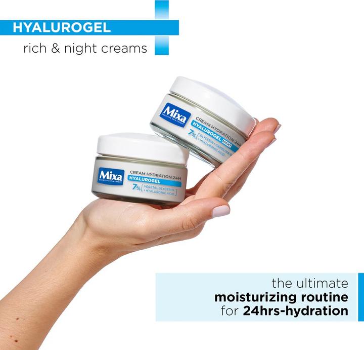 Produktbild Mixa Hyalurogel Night (Gesichtspflege Set)